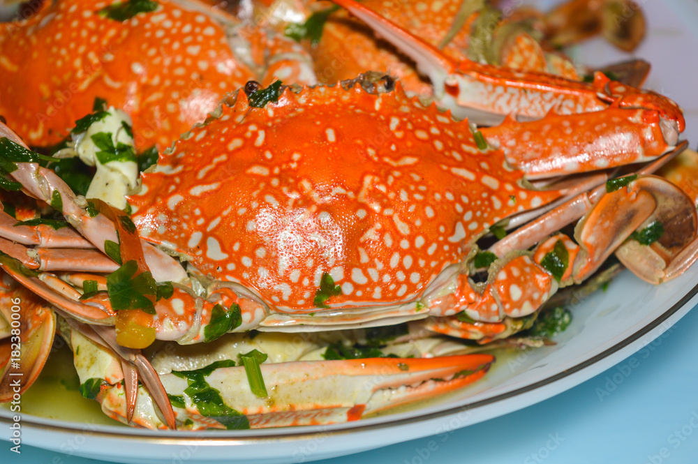 tasty homemade hot boiled crab tasty homemade hot boiled crab