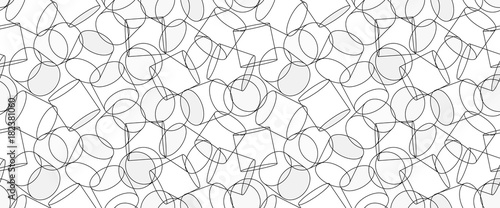3D geometric background. Seamless pattern. Vector.3D幾何学パターン