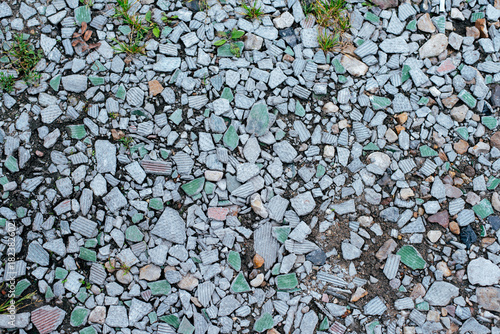 Wallpaper Mural Stones on ground, background and texture form with a rocky surface on top. Gravel in the summer on site. Torontodigital.ca