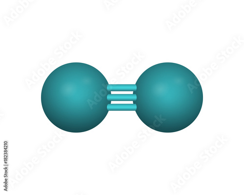 The molecular formula of nitrogen.