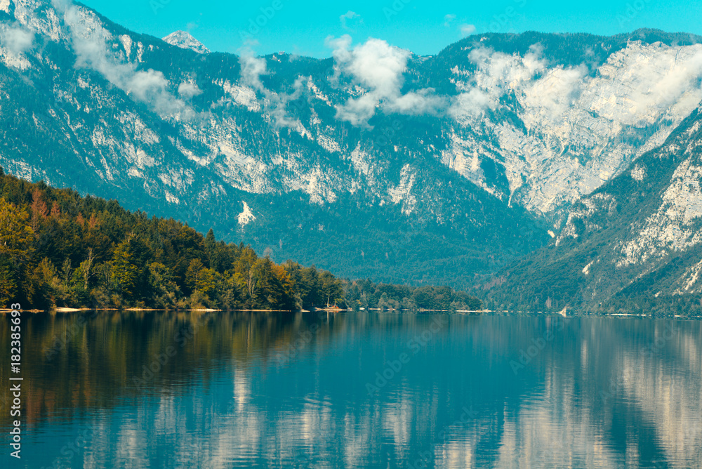 Lake Bohinj in Slovenia