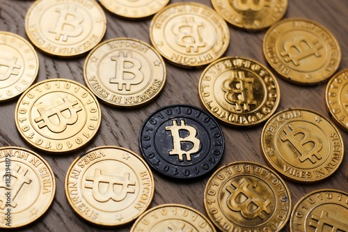 Bitcoin gold coins