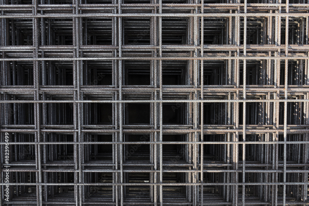 Steel Rebars for reinforced concrete.steel reinforcement bar texture in