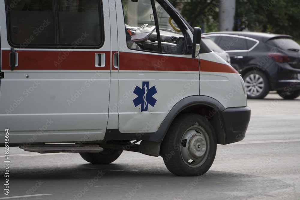 the cost of the services of an ambulance with flashing lights