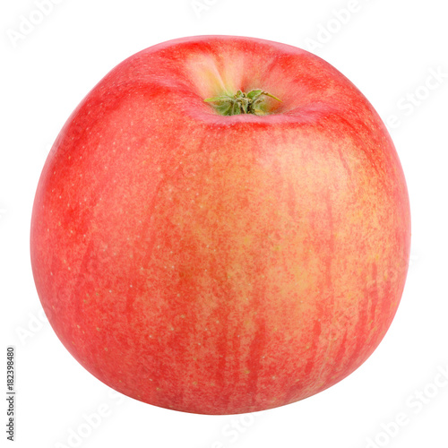 Red apple. Apple isolated on white. With clipping path
