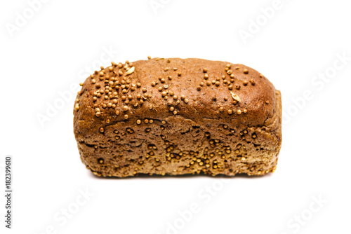 Bread on a white background
