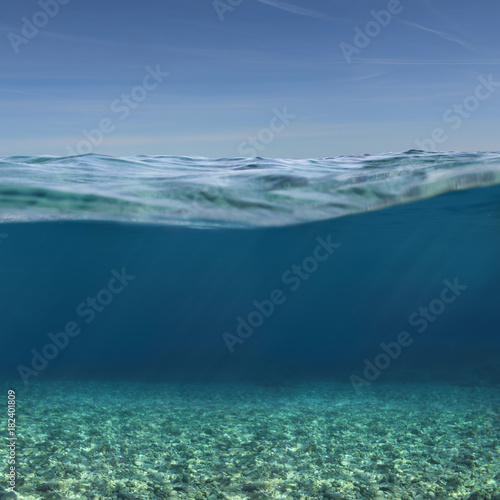 Sea or ocean underwater background