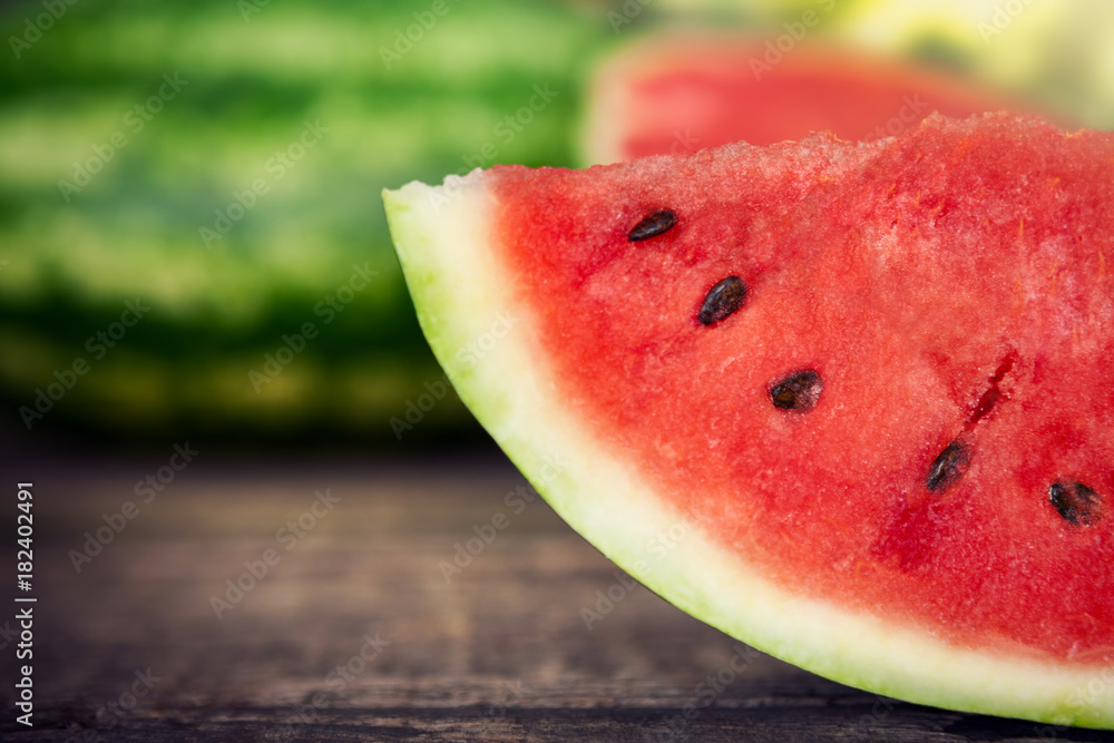 Watermelon close up.Sliced watermelon. Watermelon close up.Sliced watermelon.