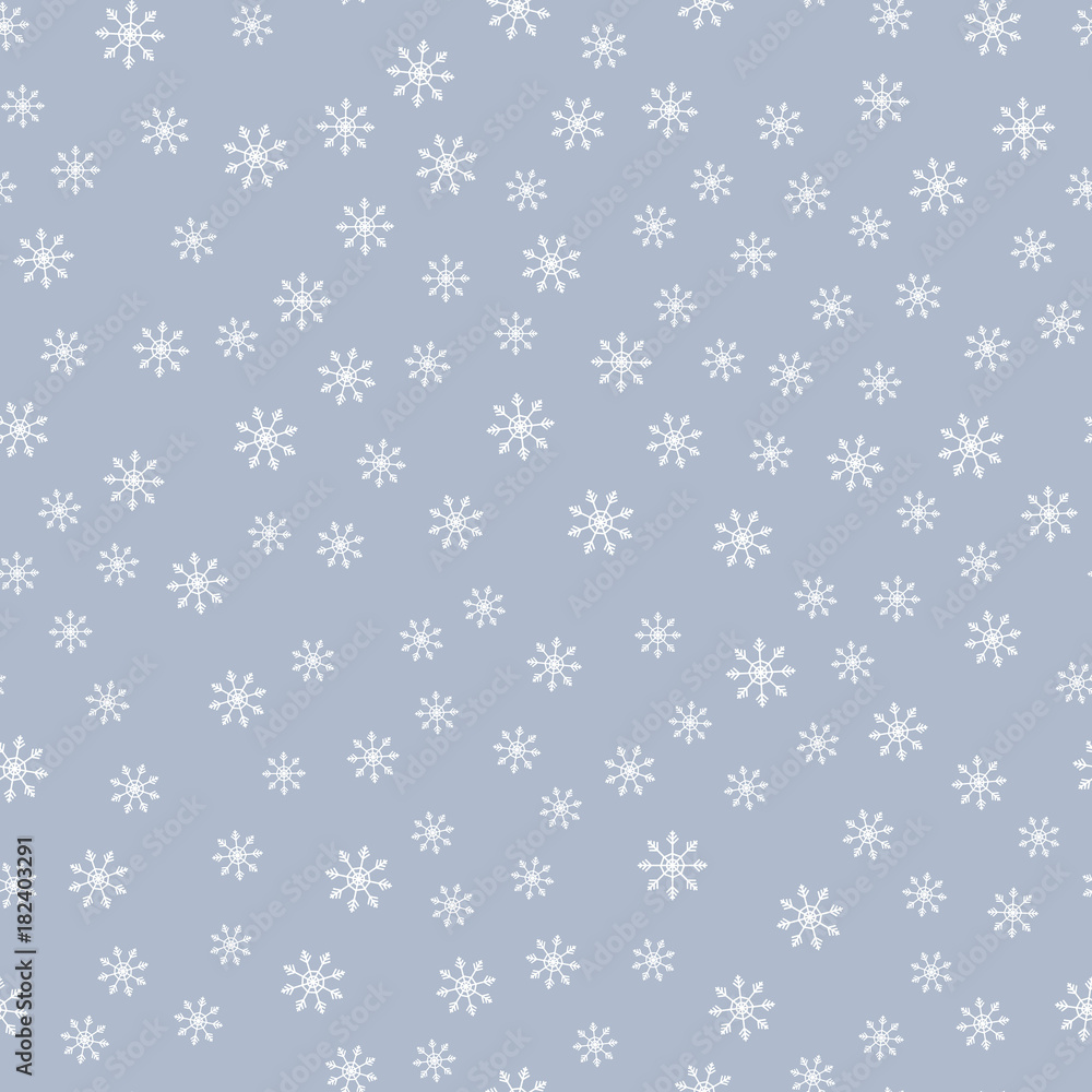 Simple seamless pattern with snowflakes. Simple seamless pattern with snowflakes.