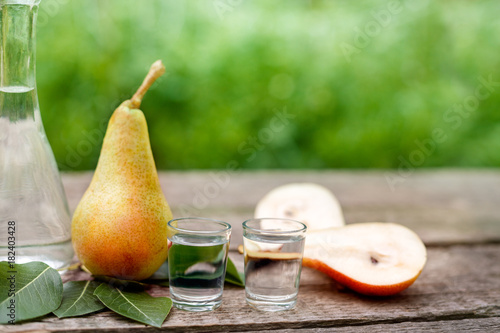 Fruit brandy with pear