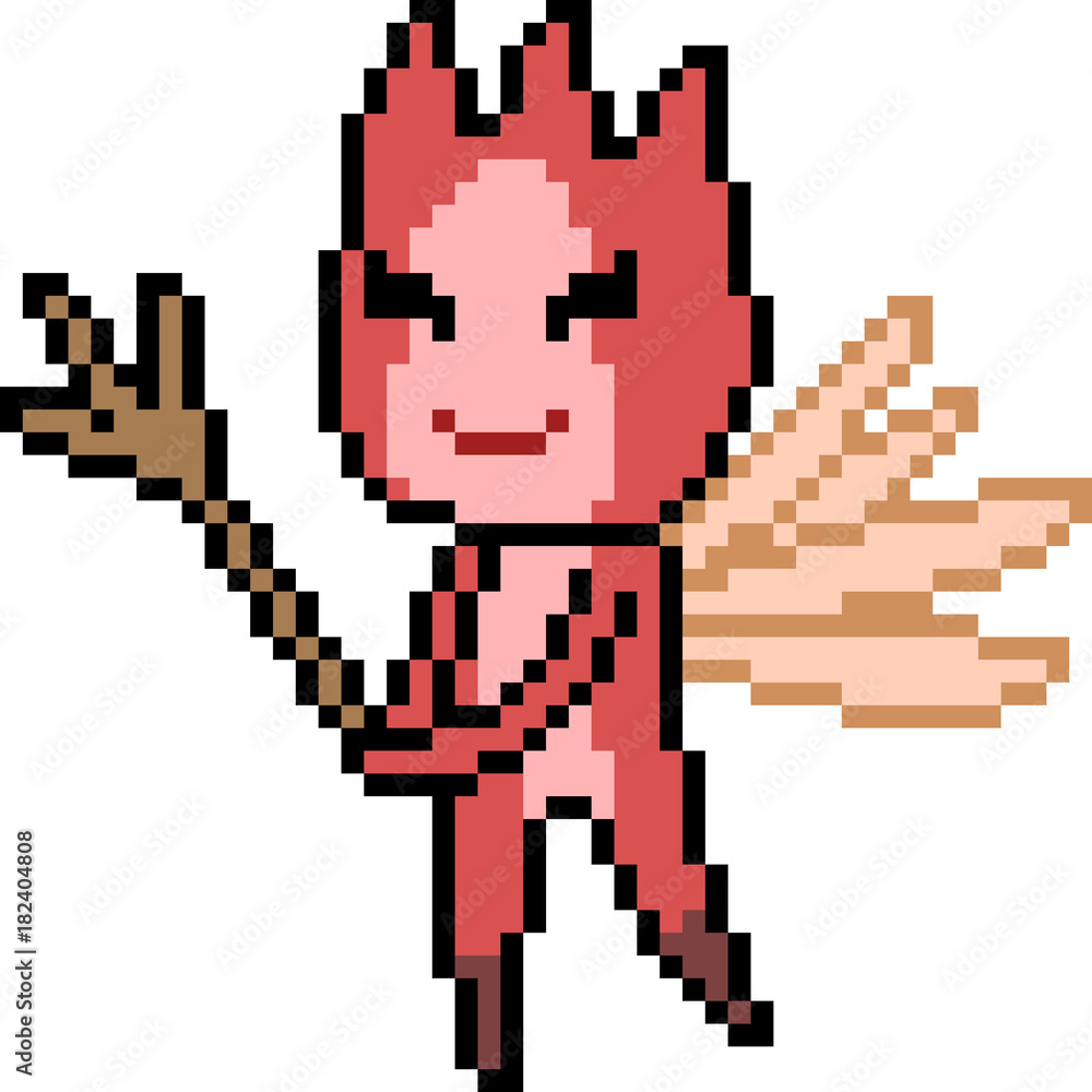 vector pixel art fairy vector pixel art fairy