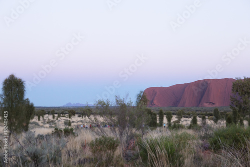 The Red Centre, Central Australia, after Sunrise 