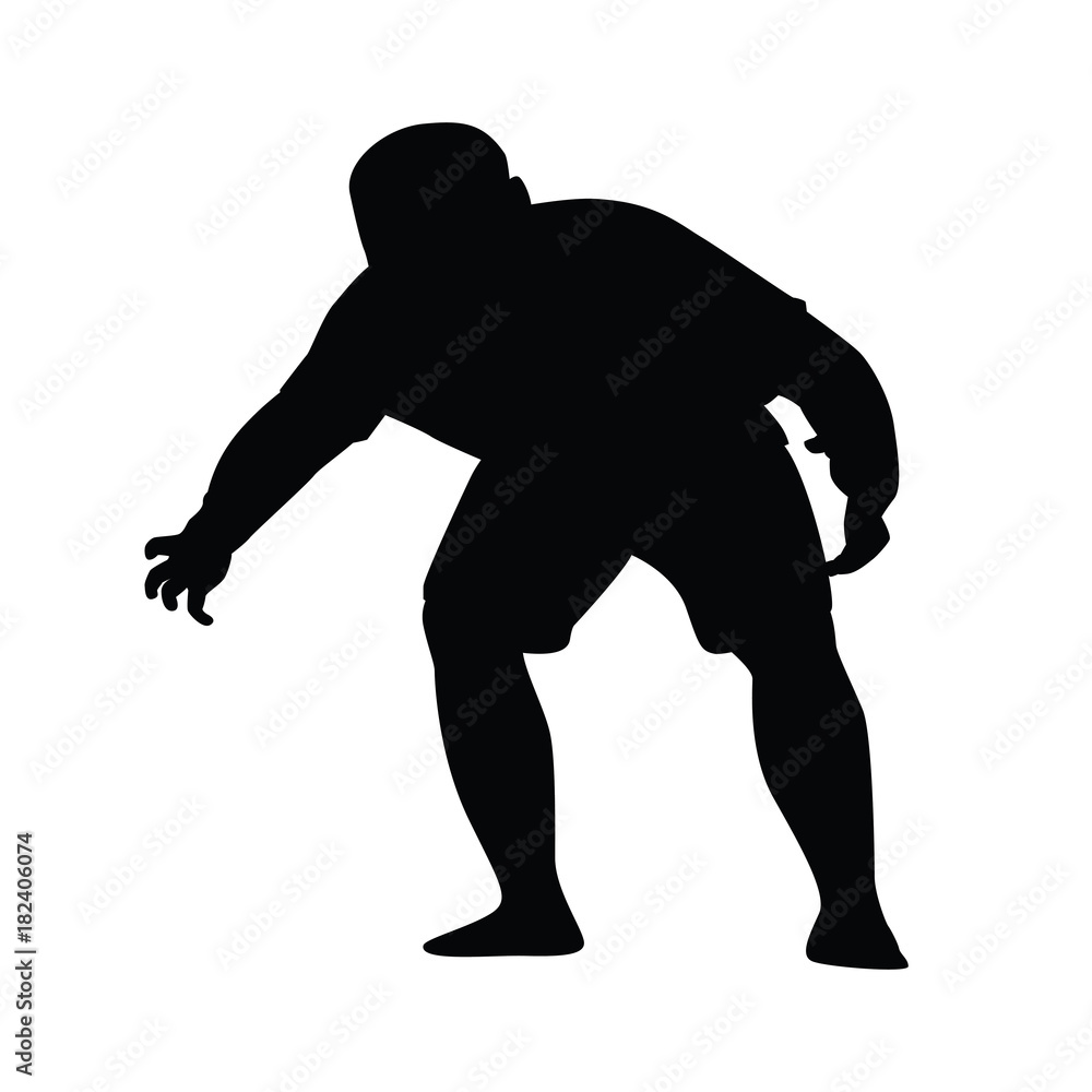monster pose silhouette illustration monster pose silhouette illustration