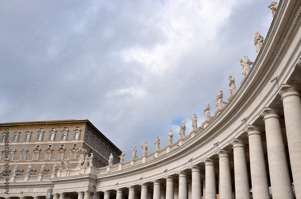Sculptures and Columns Vatican 