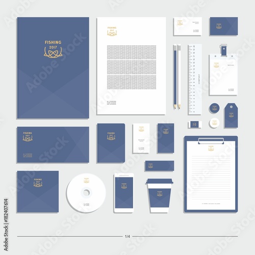 Corporate identity, stationery set, sign, symbol.