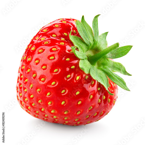 Strawberry. Strawberry isolated on white background.