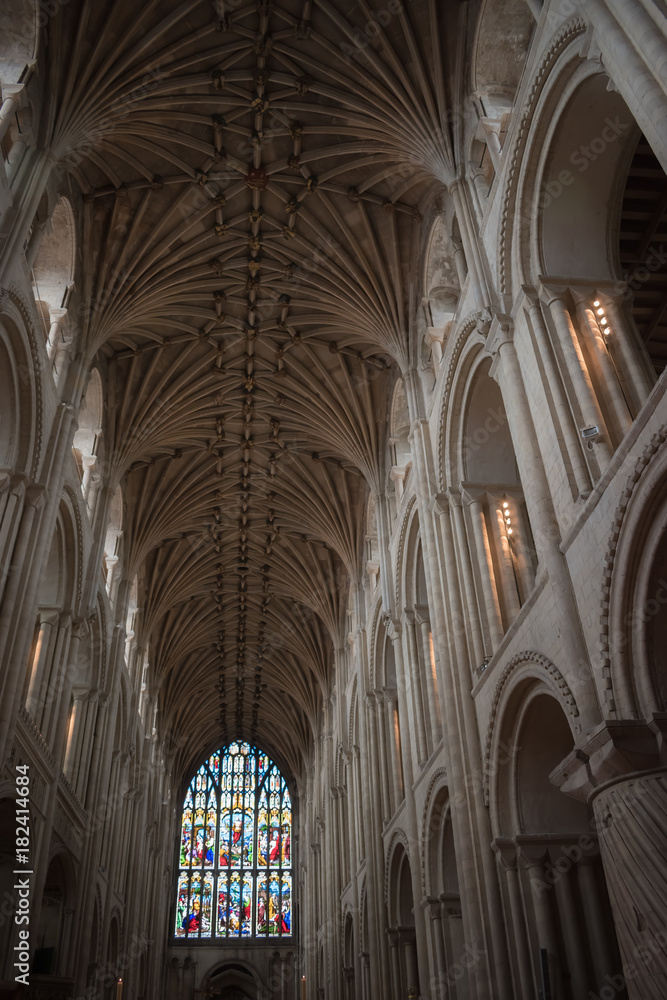 Interior roof of Norwich Cathedral