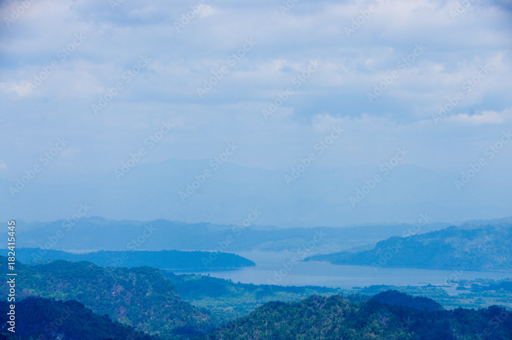 Scenic view at Thong Pha Phum National Park, Kanchanaburi. Thailand. 