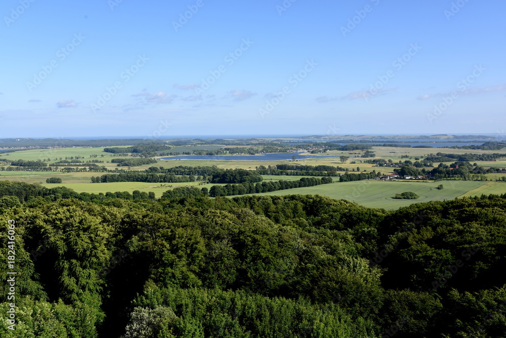 Obraz premium Rundblick vom Schloss Granitz