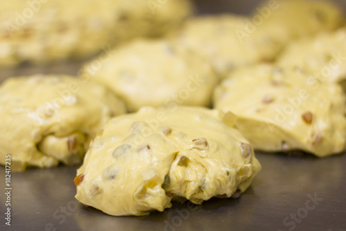 Pastry dough for panettone italian cake