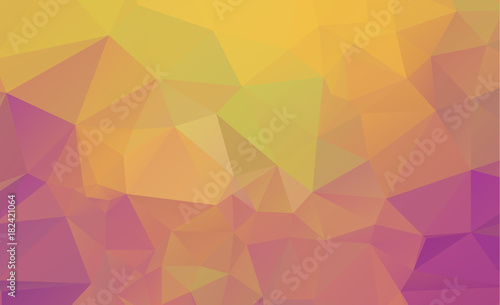 low poly geometric background consisting of triangles of different sizes and colors