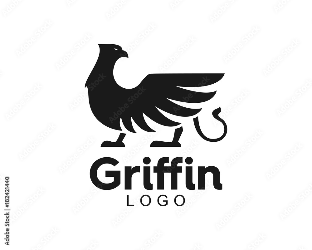 Awesome Modern Griffin Eagle Lion Logo Animal Awesome Modern Griffin Eagle Lion Logo Animal