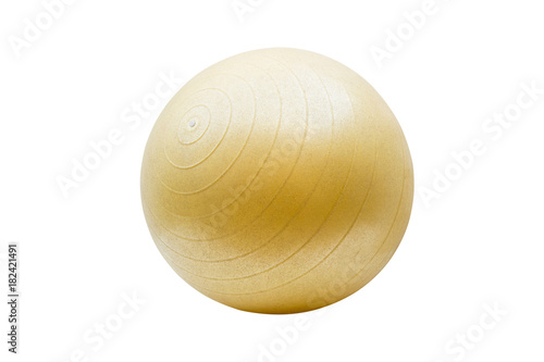 fit ball,isolated on white background with clipping path.