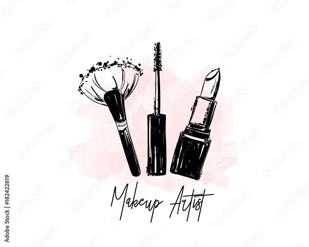 Custom Makeup Artist Logo Beauty Logo Premade Make Up Logo ...
