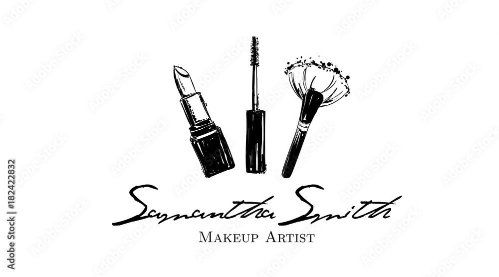 Makeup Artist Banner Business Card And
