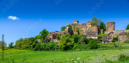 Bretenoux Castelnau medieval castle  lot  quercy dordogne france
