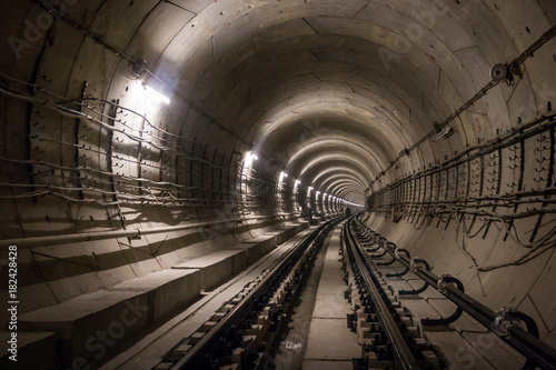 Metropolitan tunnel under constraction