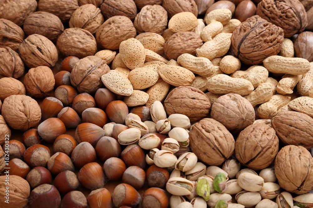 Mix of nuts. Mix of nuts.