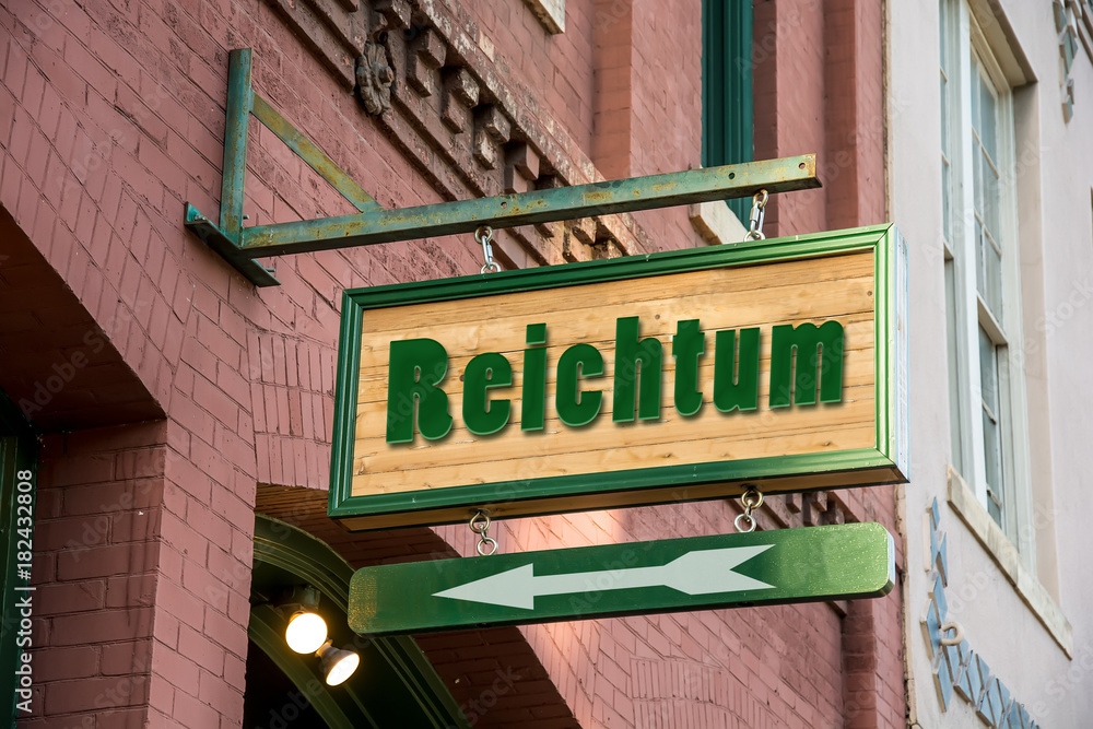 Schild 277 - Reichtum Schild 277 - Reichtum