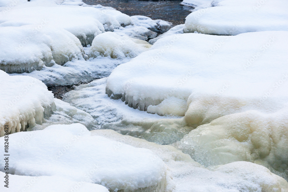 Frozen river Frozen river