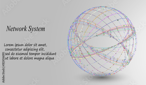 3d geometric vector background for business or science presentation.