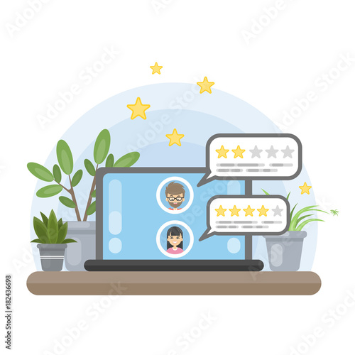 Review on computer.