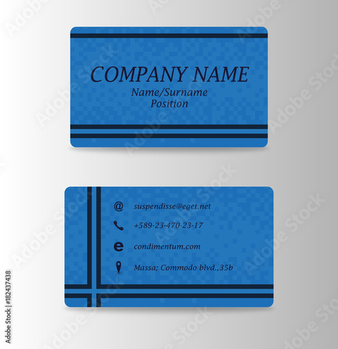 Business Card. Vector illustration. EPS10