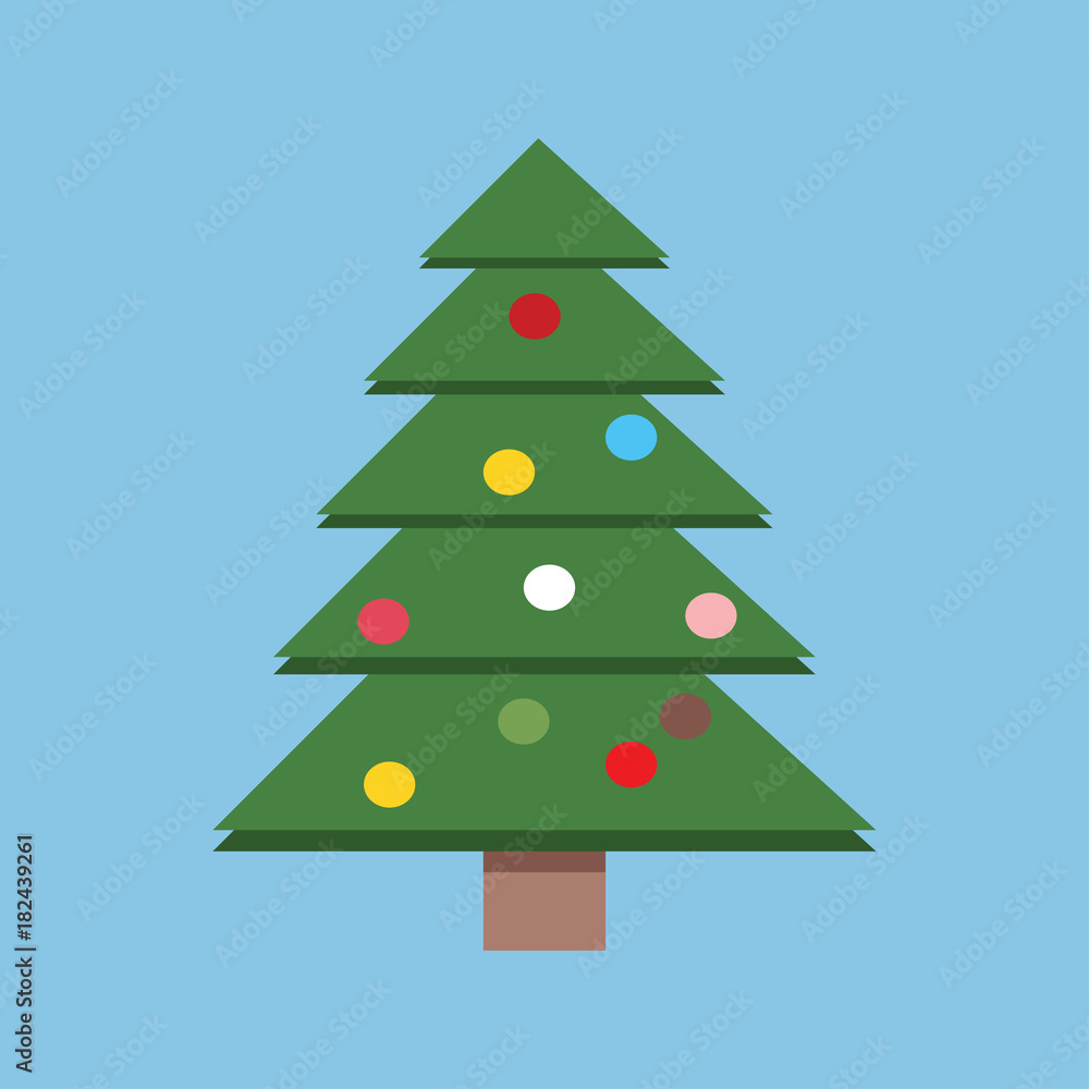 christmas tree on blue backgroun christmas tree on blue backgroun