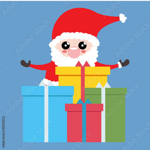 Santa Claus with gifts