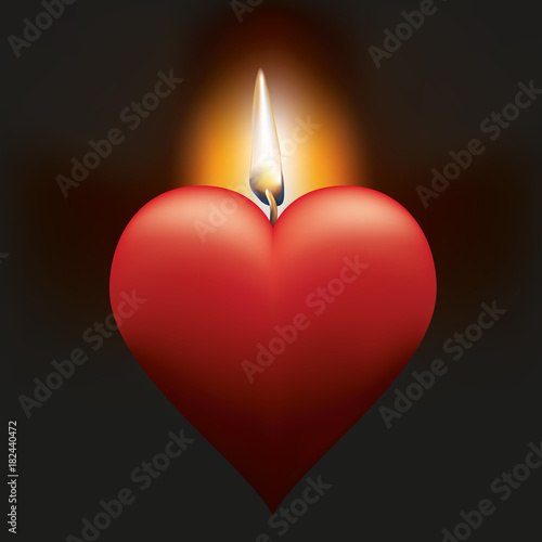 amour - cœur - aimer - flamme - amoureux - romantique - couple - concept - mariage