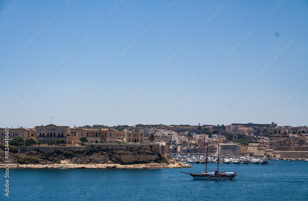 Valletta Harbour in Malta