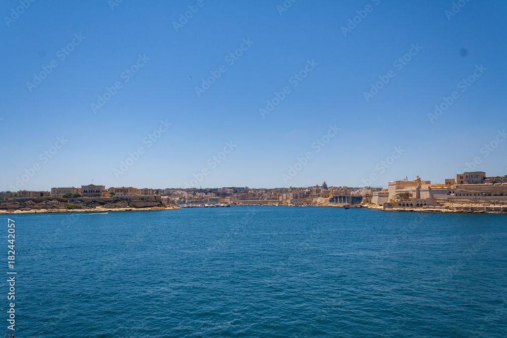 Amazing view across Valletta Harbour