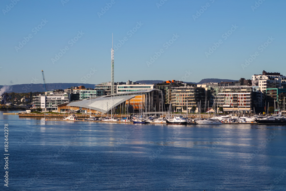 Harborfront in Oslo Norway