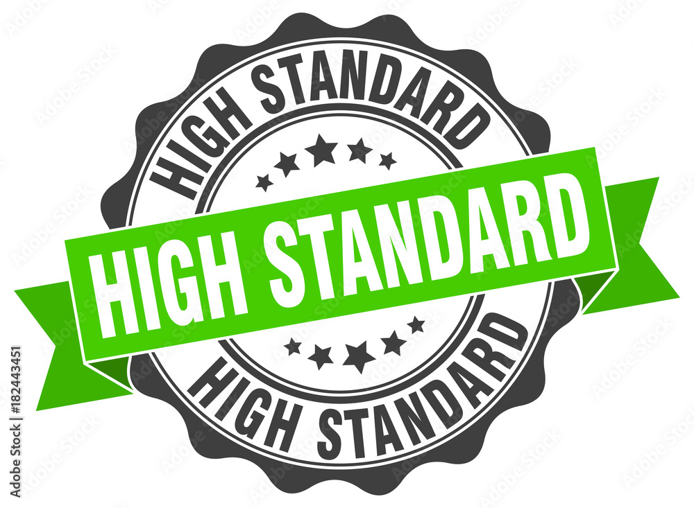 high standard stamp. sign. seal high standard stamp. sign. seal