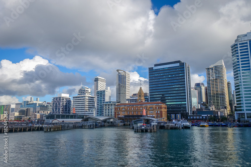 Auckland view from the sea, New Zealand © daboost