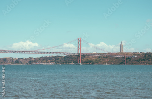 Bridge of 25th april in Lisbon.