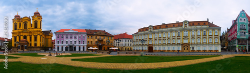 Panorama of Unirii Square, Timisoara