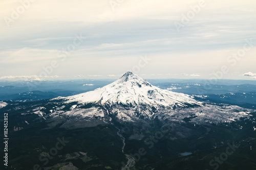 Aerial View of Mount Hood, Oregon