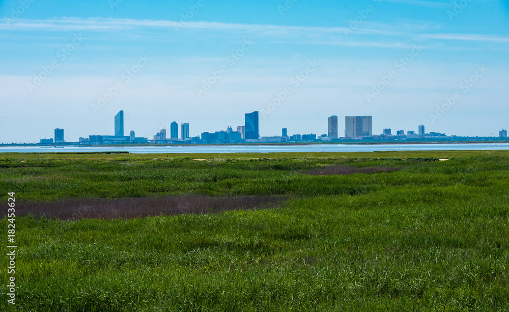 The Atlantic City Skyline