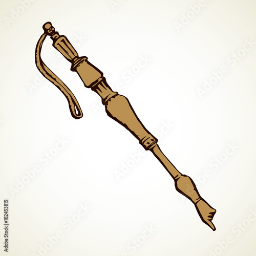 Pointer for reading the Torah. Vector drawing